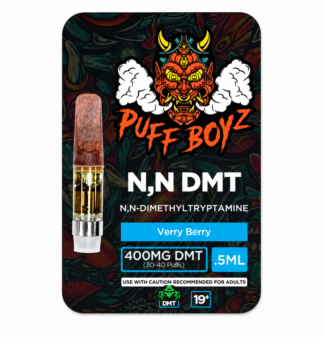 Puff Boyz N,N-DMT Cartridge (0,5 ml / 400 mg)